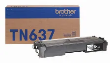 Tóner Brother Tn-637bk Original, Negro, Rendimiento Ultra Alto