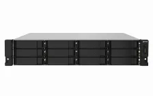 Nas Qnap Ts-1232pxu-rp-4g /fuente Redundante/ 12 Bahias Sata Hdd 3,5/rack 2u/nucleo Cuadruple 1.7 Ghz/4gb Ddr4 Udimm Hasta 16gb/2 Pto 2,5 Lan Gbe /2 Pto Sfp 10 Gbe/ Usb 3.2 X4 /hotswap/ No Incluye D