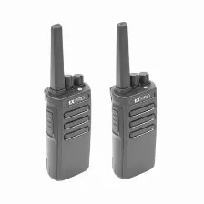 Duo De Radios Portatiles Uhf, 5w De Potencia, Scrambler De Voz, Alta Cobertura, 400-470 Mhz