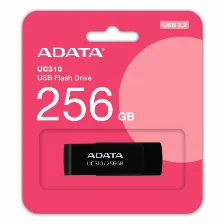 Memoria Usd Adata Uc310 256gb 3.2 Gen 1 (3.1 Gen 1), Negro