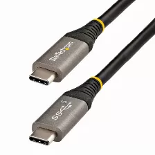 Cable Usb Startech.com Usb C A Usb C, 5000 Mbit/s, Negro, Gris