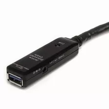 Extensor Startech.com 10 M, Usb A A Usb A, 5000 Mbit/s, Negro