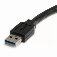 Extensor Startech.com 10 M, Usb A A Usb A, 5000 Mbit/s, Negro