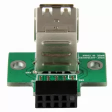Extensor Startech.com Usbmusbfm1 0.3 M, Usb A A Mini-usb B, Macho/hembra, 480 Mbit/s, Negro