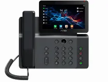 Teléfono Ip Fanvil V66 Terminal Con Conexión Por Cable, Poe, 20 Líneas, Gris Oscuro