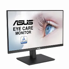 Monitor Asus Va27eqsb,full Hd, 27 Pulgadas, 1xhdmi, 1xvga, 1xdp, 1920 X 1080 Pixeles, Respuesta 5 Ms, 75 Hz, Con Ajuste Giratorio. Color Negro