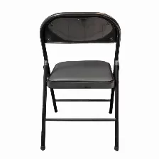 Paquete Con 6 Silla Acojinada Modamob Vc188 Plegable, 45cmx 45cmx88cm, Tubo 22mmx0.8mm, Metalica, Color Negro, 120kg