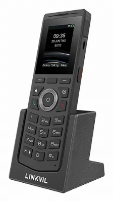 Teléfono Ip Fanvil W610w Terminal Inalámbrico, 4 Líneas, Negro