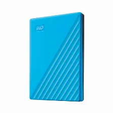 Disco Duro Externo Western Digital My Passport 2 Tb, 3.2 Gen 1 (3.1 Gen 1), Azul