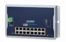 Switch Planet Wgs-4215-16p2s Gestionado, L2, Rj-45 16, Gigabit Ethernet (10/100/1000), 8 Poe, Negro