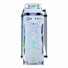 Gabinete Xzeal Ir02, Midi-tower, M-atx/m-itx, 4 Vent Argb, Cristal Templado, Blanco Open Box