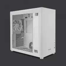 Gabinete Yeyian Hussar Plus Midi Tower, Psu No, Blanco