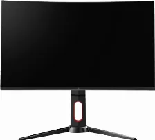 Monitor Gamer Curvo Yeyian Sigurd Led 31.5 Pulgadas, Full Hd, 165hz, 1ms, 1xdp, 3xhdmi, Negro Con Rojo (ymc-70201)